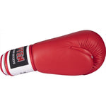 TOP TEN "FIGHT" RTT-2 Boxing Gloves 10 oz (WAKO APPROVED) czerwony kesztyű