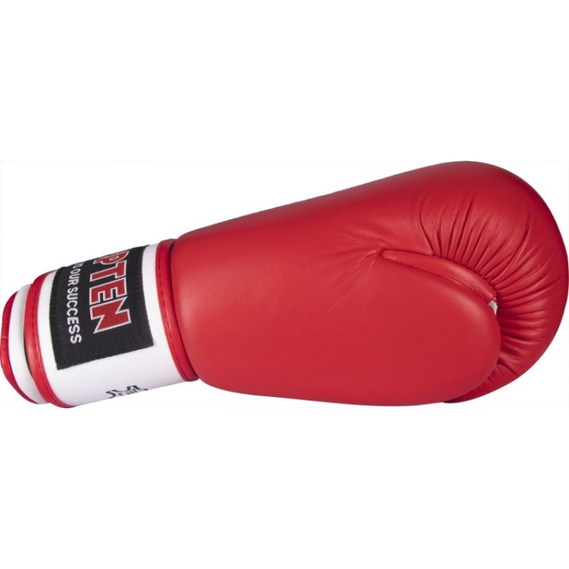 TOP TEN "FIGHT" RTT-2 Boxing Gloves 10 oz (WAKO APPROVED) czerwony kesztyű