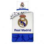 Real Madrid bedding set cotton + 70x90 cm biały kiegészítő REB80223BL