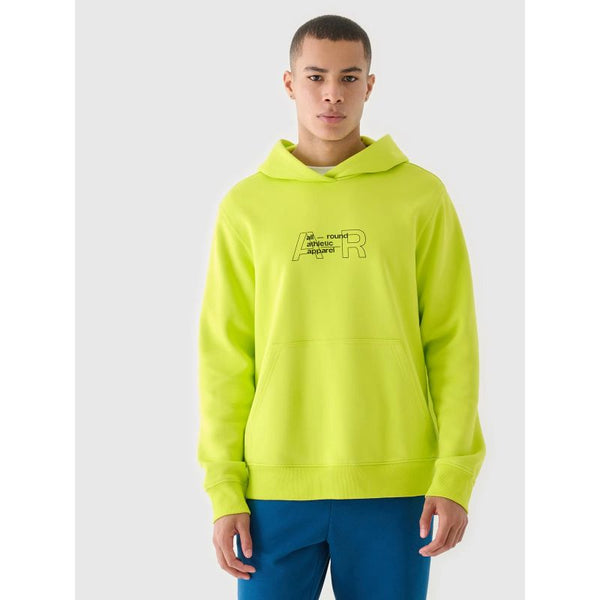 4f Men's sweatshirt with hood, open, 4FRAW24TSWSM1816-45S General