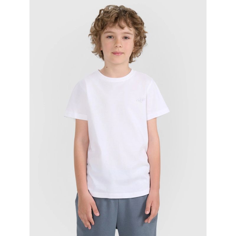 4f Regular plain T-shirt (SET OF 2) for children 4FJRAW25TTSHU3157-93S Ruházat