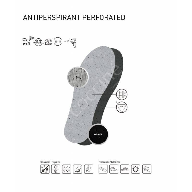 Inny Coccine Antiperspirant Perforated DA0213 Shoe Insoles Egyéb