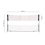Meteor badminton net 5.1x2.2 uniw nets