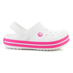 Crocs Crocband Kids Clog White/Pink Crush