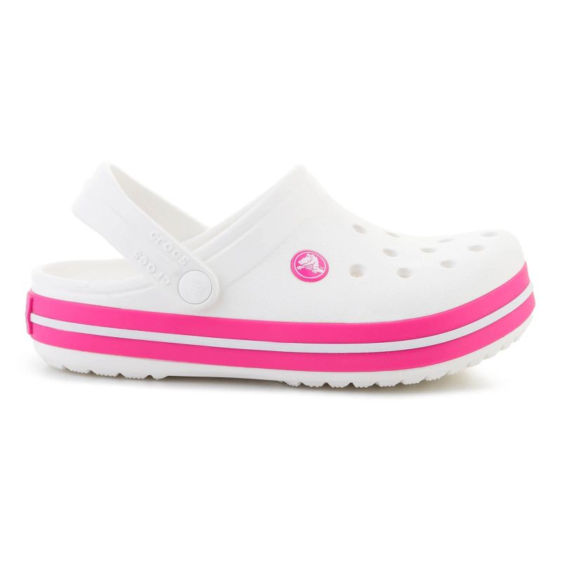 Crocs Crocband Kids Clog White/Pink Crush
