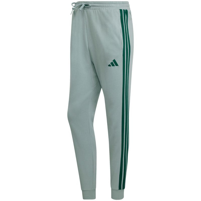 Men's adidas Essentials 3-Stripes Fleece Pants KD4836 menta kapucnis pulóver