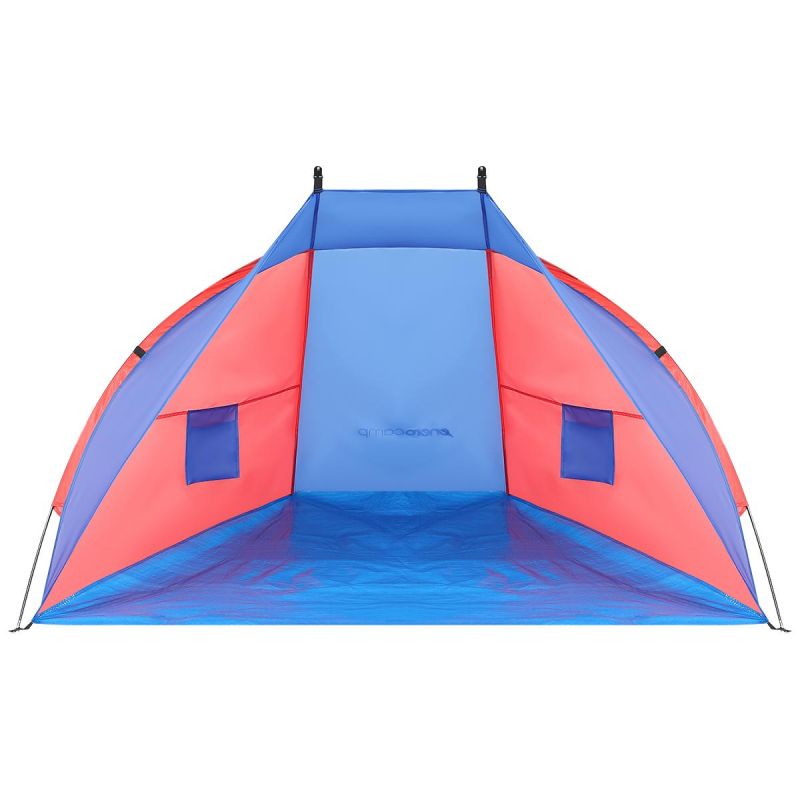 Enero BEACH SHELTER SUN BLUE-RED CAMP piros tents, tourist equipment