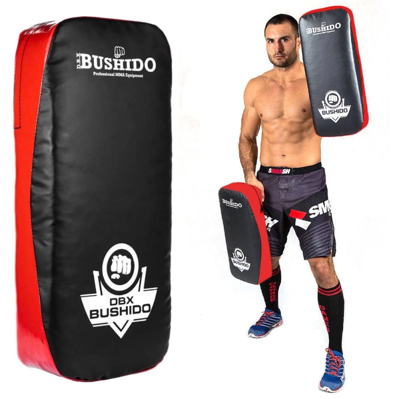 DBX Bushido | Thai training target with an elongated profile czarno-biała training equipment, shields