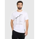 Men's regular printed T-shirt 4F 4FRAW25TTSHM3845-10S póló