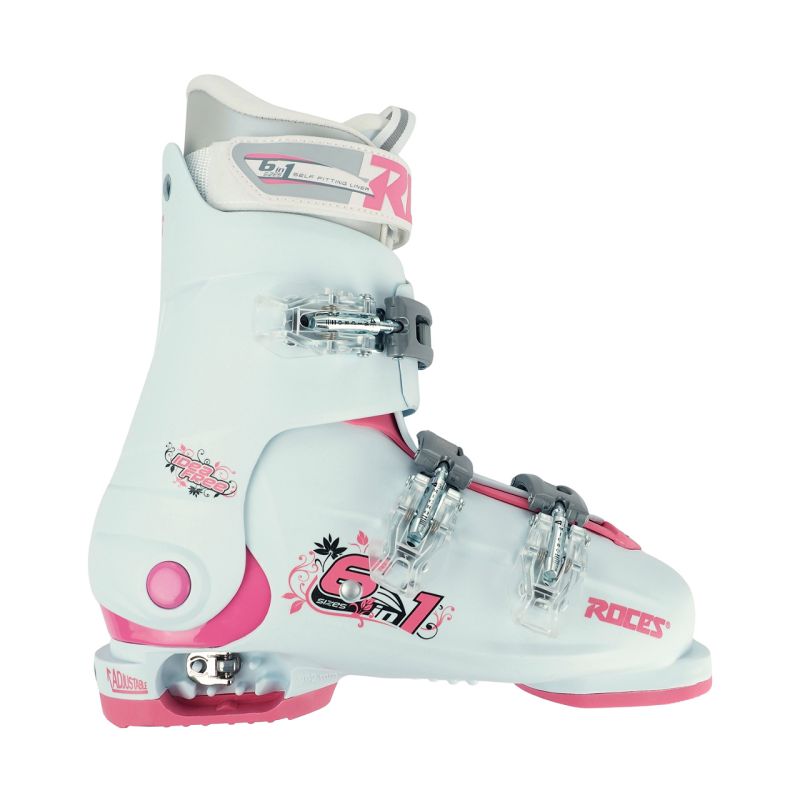 Roces Idea Free ski boots white and pink 450492 020 Cipő