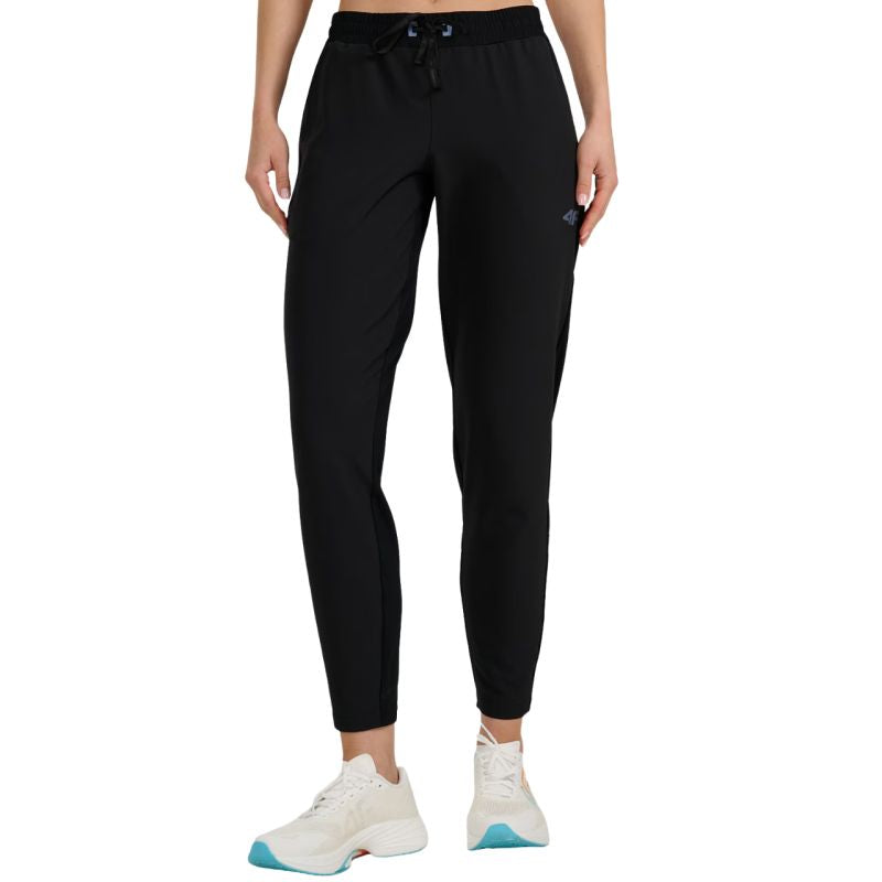 4f Women's trousers FNK F0931 deep black 4FWAW25TFTRF0931 20S Ruházat