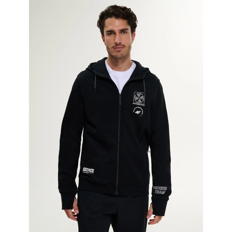 4F Men's relaxed hooded sweatshirt férfi kapucnis pulóver 4FRSS26TSWSM2923-20S