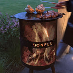 Bonfeu garden fire pit Bonves 45 basket black fekete póló
