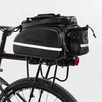 Rockbros A6-6 bicycle for trunk, 35 l, with fold-out pockets - black fekete táska