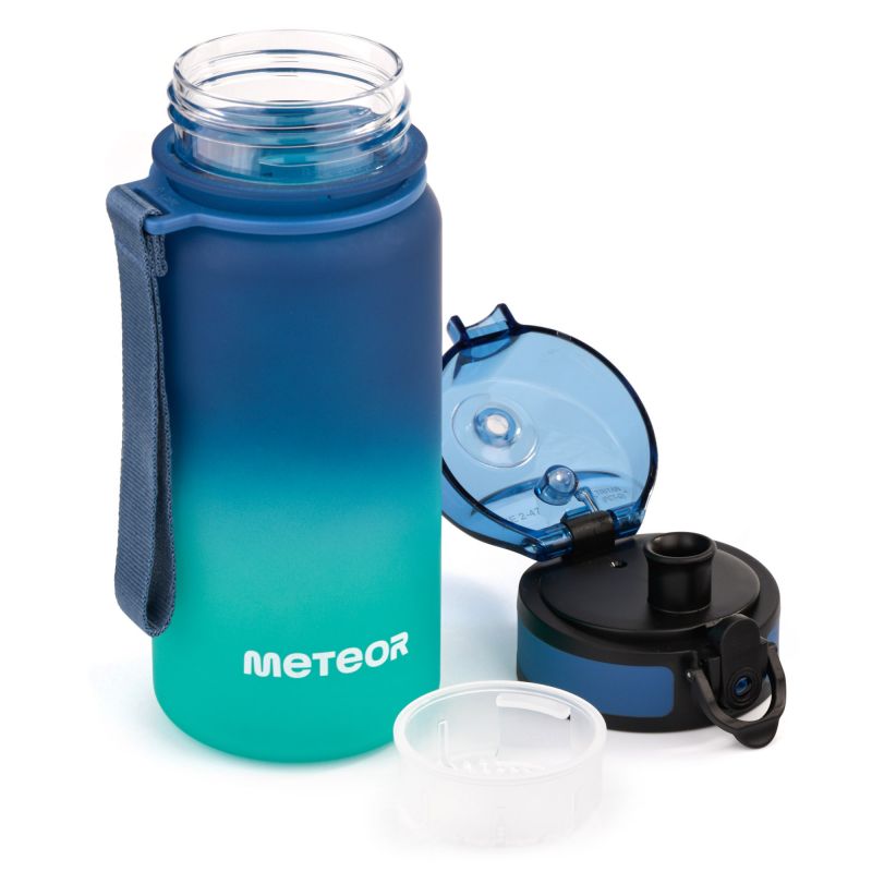 Meteor Bottle 350 ml Blue/Turquoise uniw water bottles, training equipment