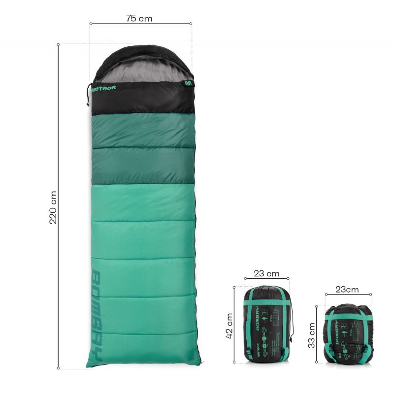 Meteor Bombay L Sleeping Bag uniw tourist equipment, sleeping bags