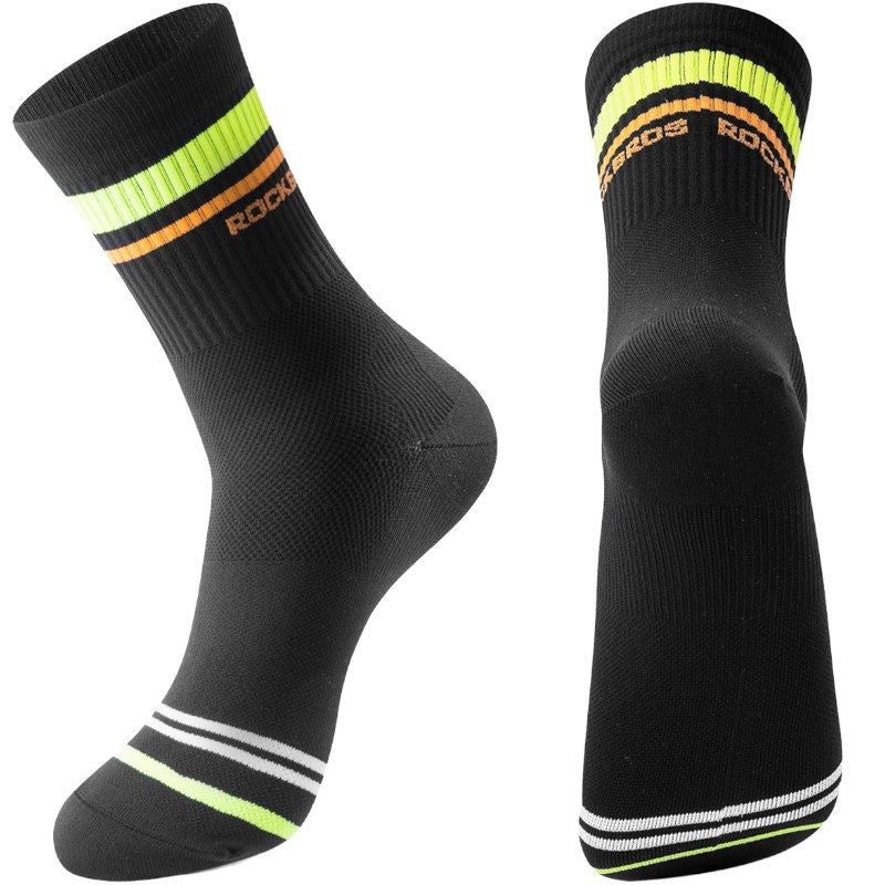 Rockbros sports socks /striped fekete zokni