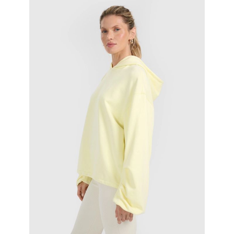 4f Women's sweatshirt with hood, open, 4FRAW25TSWSF2462-73S General