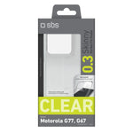 SBS Skinny Cover for Motorola Moto G77 - Transparent