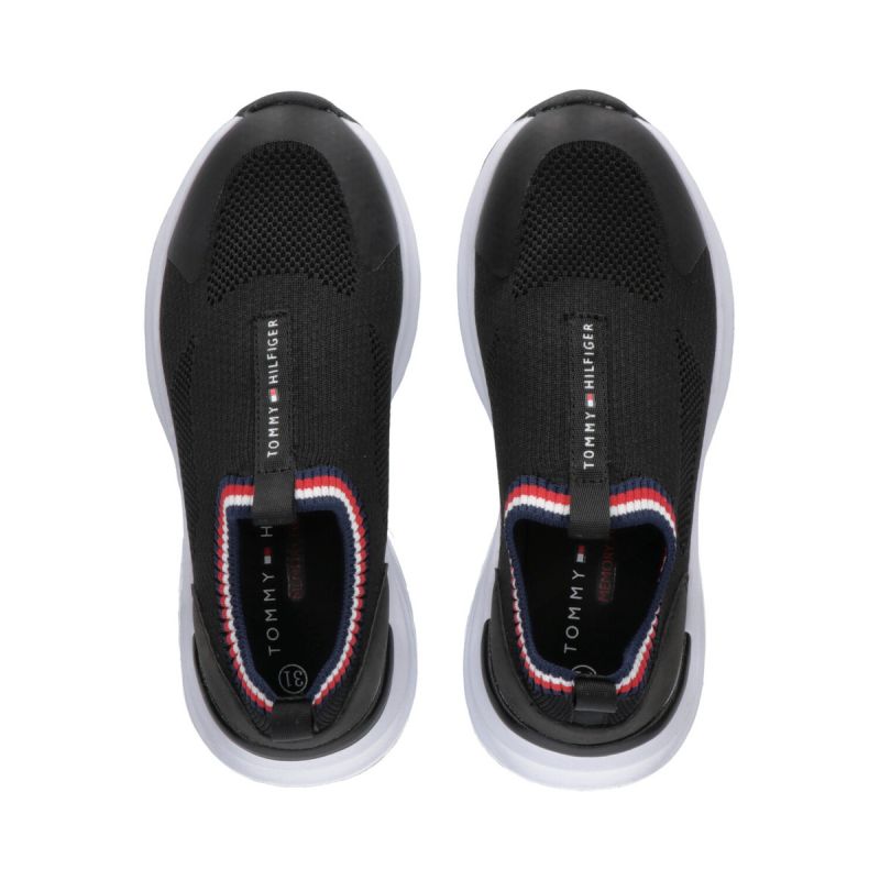 Tommy Hilfiger Low Cut Easy-On Sneaker Black W T3A5-33057-1355999-999 Cipő