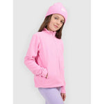 Regular fleece without hood for girls 4F 4FJRSS26TFLEF507-56S kapucnis pulóver