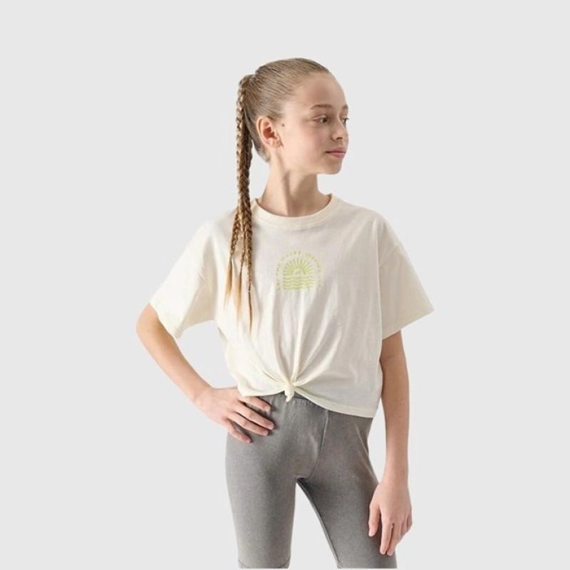 4f Girls' printed top 4FJWSS25TTSHF1872-11S General