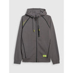 Men's zip-up hooded sweatshirt 4F 4FRAW25TSWSM2456-23S kapucnis pulóver