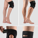 Rockbros sports protector for patella and knee joint size - black fekete protectors and knee pads