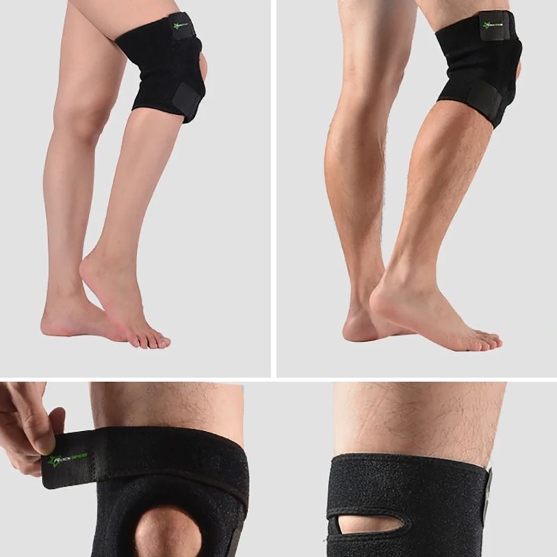 Rockbros sports protector for patella and knee joint size - black fekete protectors and knee pads