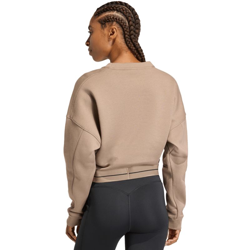 Women's adidas Hyperglam sweatshirt beige KQ5197 2xs pulóver