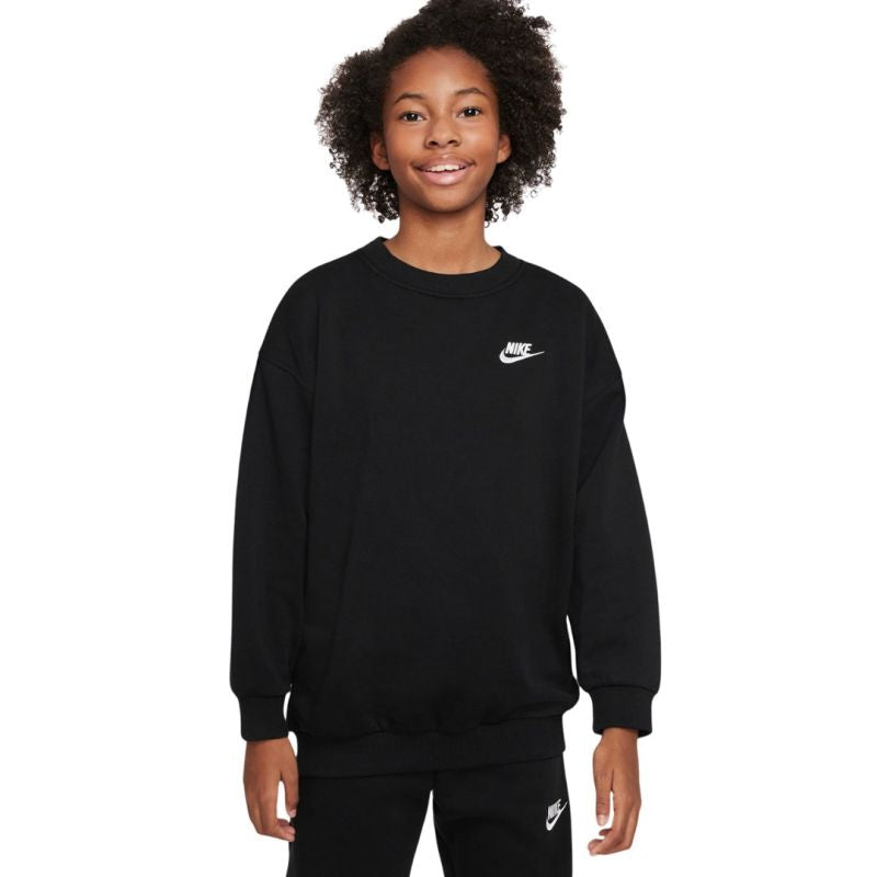Nike Sportswear Club Fleece Kids' Sweatshirt 010 fekete pulóver 157840M
