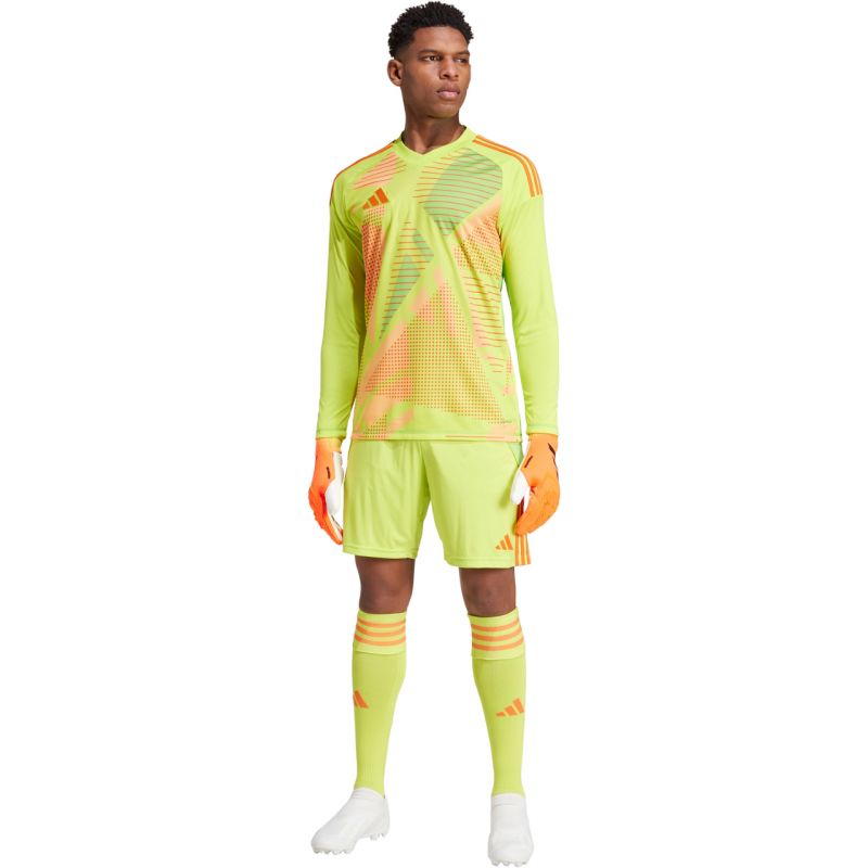 adidas Tiro 24 Competition Long lime men's goalkeeper jersey IU0291 zöld póló