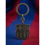FC Barcelona original licensed emblem keychain, retro style B7603