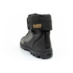 Palladium Women's Baggy Coated High Top Sneakers Fashionable Black fekete utcai cipő