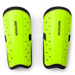Meteor M football green uniw shin guards