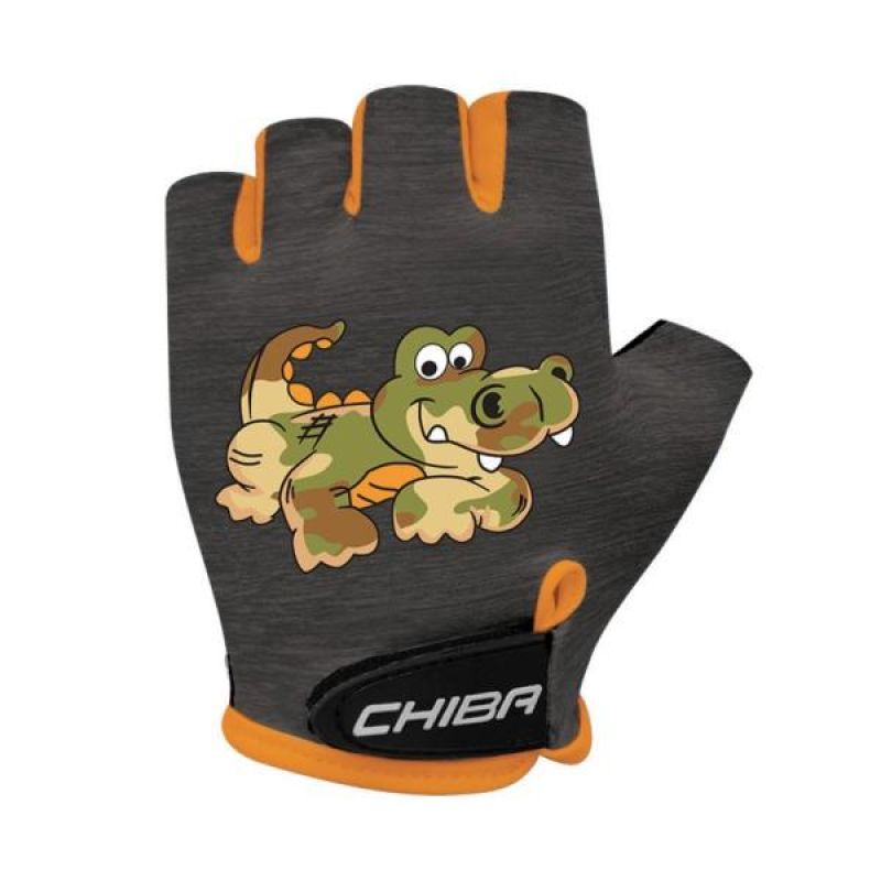 CHIBA COOL KIDS gloves black crocodile fekete kesztyű