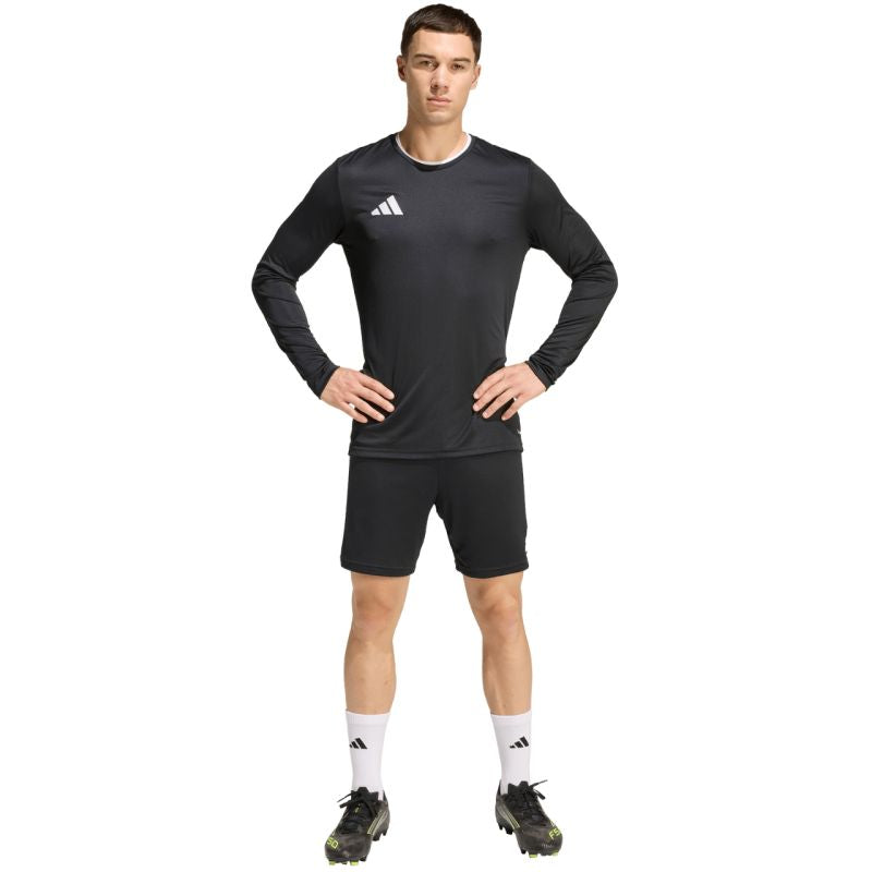 Adidas Men’s Entrada 26 Long Sleeve Jersey black fekete férfi póló KF5851