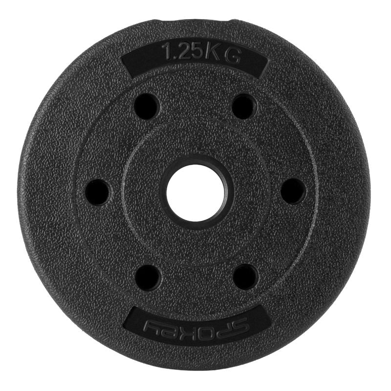 Spokey 4-in-1 Weight Set (Barbell, Dumbbells, Kettlebell, Push-Up Handles) PONDUS SET 20 kg edzőfelszerelés SPK-947380