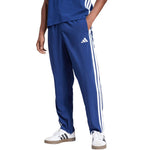 Men's adidas Essentials 3-Stripes Stanford Open Hem Blue JE6400 kék nadrág