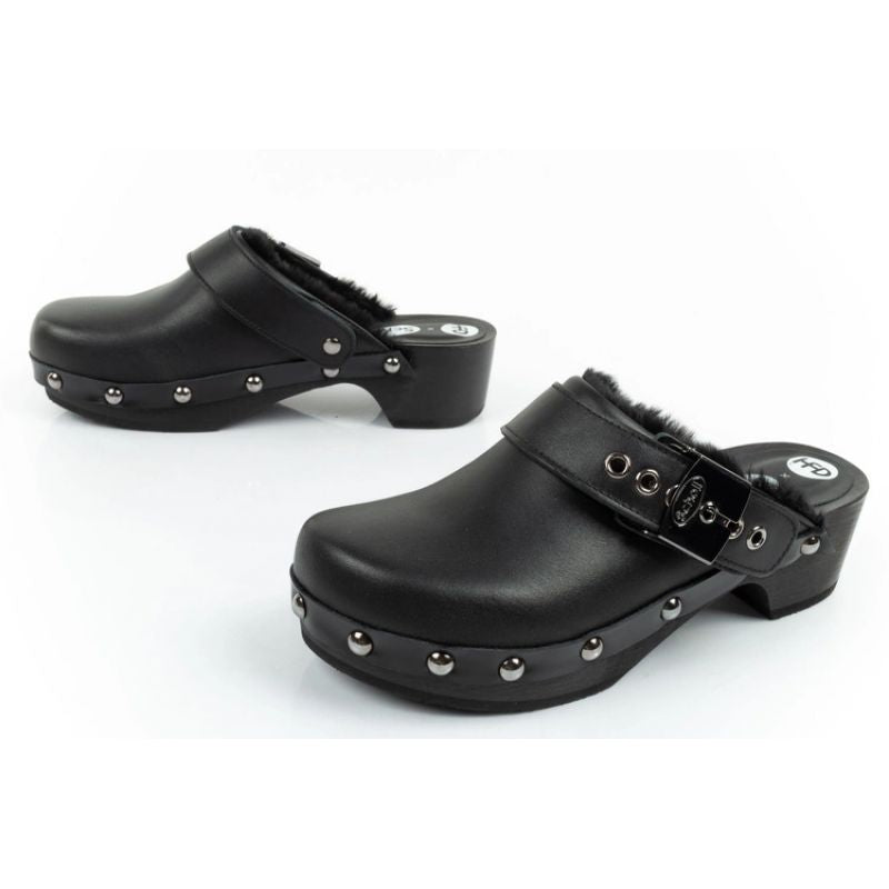 Scholl Iconic W Clogs fekete clogs, slides