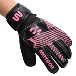 Meteor Catch 9 goalkeeper gloves black/pink uniw kesztyű