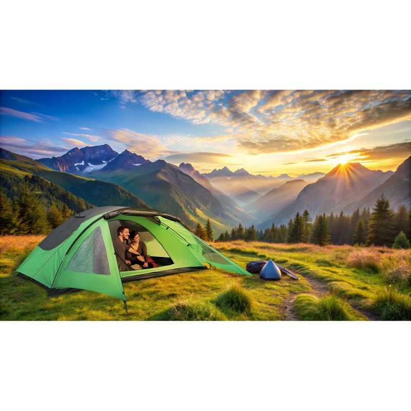 Enero 4-PERSON COMFORT TENT CAMP tents, tourist equipment