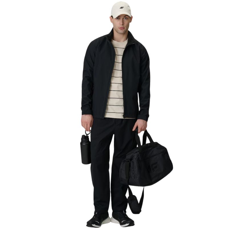 Men's softshell jacket 4F M548 deep 4FWSS26TSOFM548 20S fekete clothing