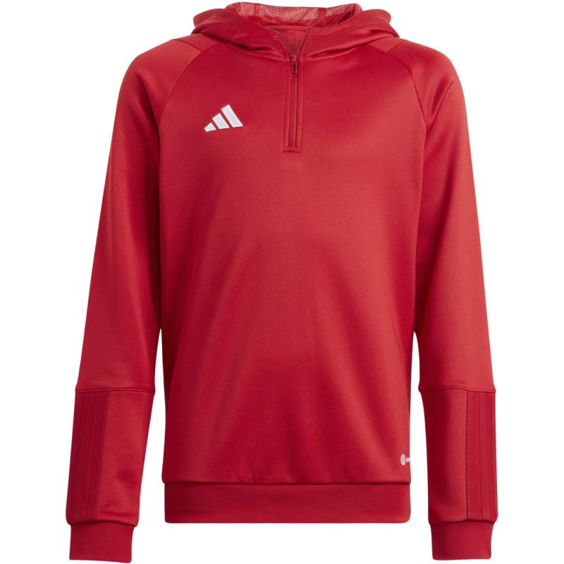 adidas Tiro 23 Competition Hoodie for kids red HI3052 Ruházat