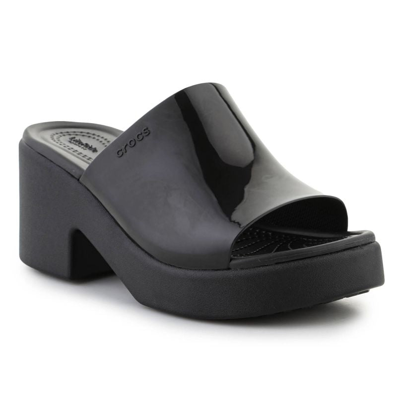 Crocs Brooklyn Slide High Shine Heel W 209709-001 flip-flops Cipő