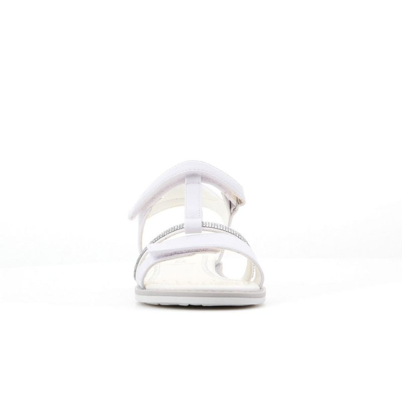 Geox Giglio Jr J82E2B 000BC C1000 Sandals fehér utcai cipő