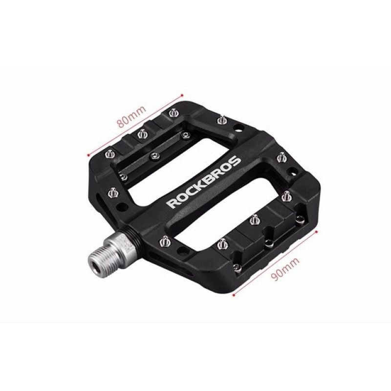 Rockbros 2017-12CBK Nylon Bicycle Pedal Set - Black fekete sets