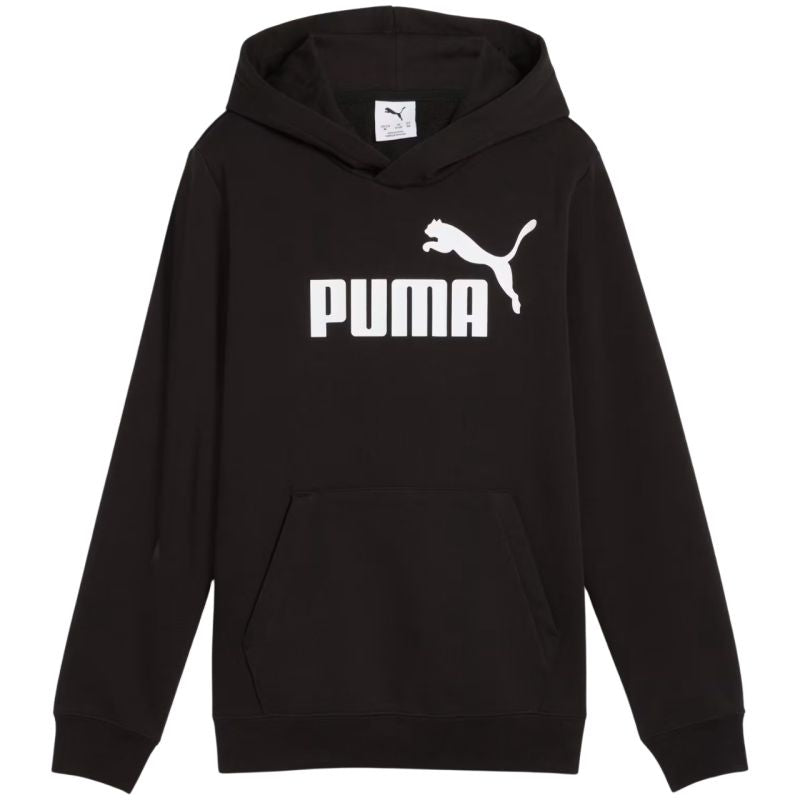 Puma ESS No. 1 Logo Hoodie for Kids Black 684909 fekete kapucnis pulóver