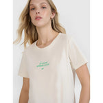 Women's regular printed T-shirt 4F 4FRSS25TTSHF2786-11S póló