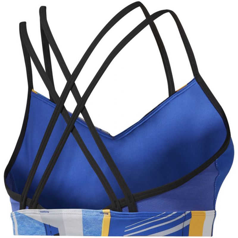 Reebok Hero Strappy Padded Bra VortaStripe W DU4097 Sportmelltartó